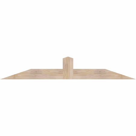 Ekena Millwork Portland Smooth Timber Gable Bracket, Douglas Fir, 72"W x 12"H x 1 1/2"D x 5 1/2"F, 4/12 Pitch GBW072X12X0206POR00SDF